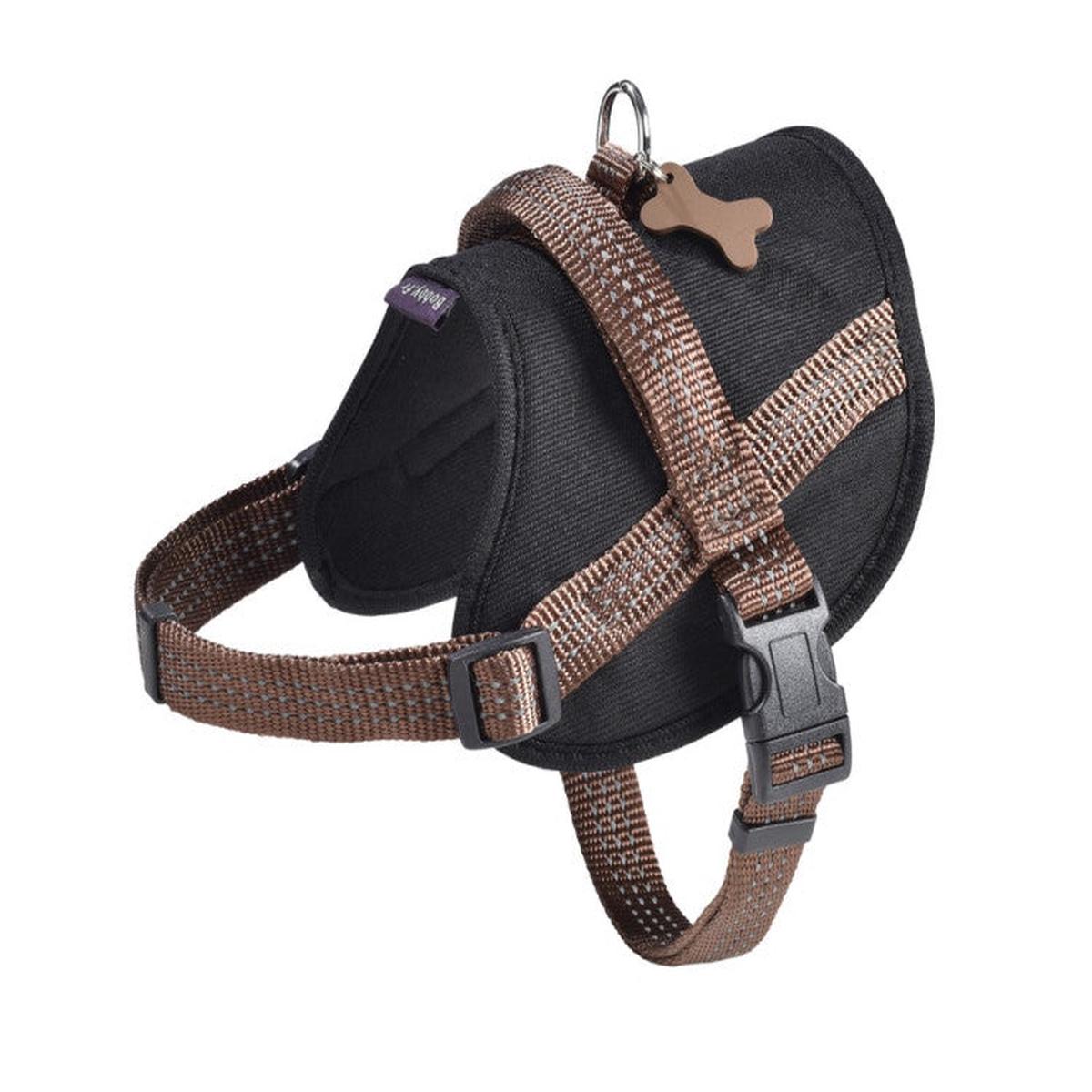 Bobby Easy Safe Harness Brown, Medium