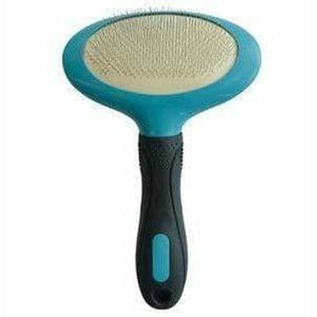 OVAL SLICKER BRUSH L BLACK & BLUE