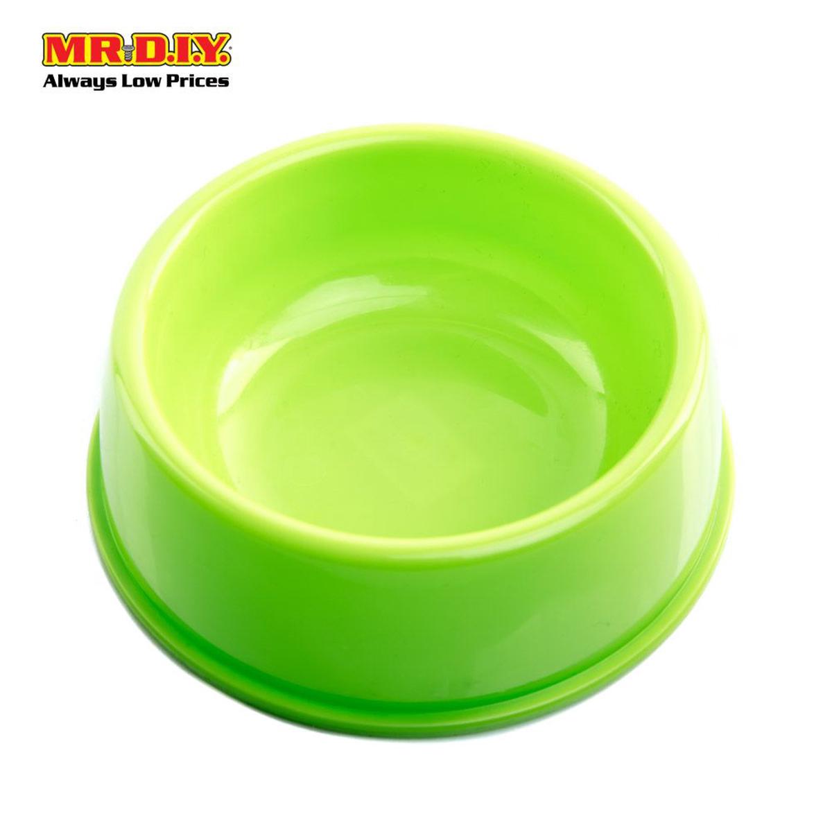 (MrDiy) Plastic Pet Food Feeding Bowl (135 X 55Cm) Orange
