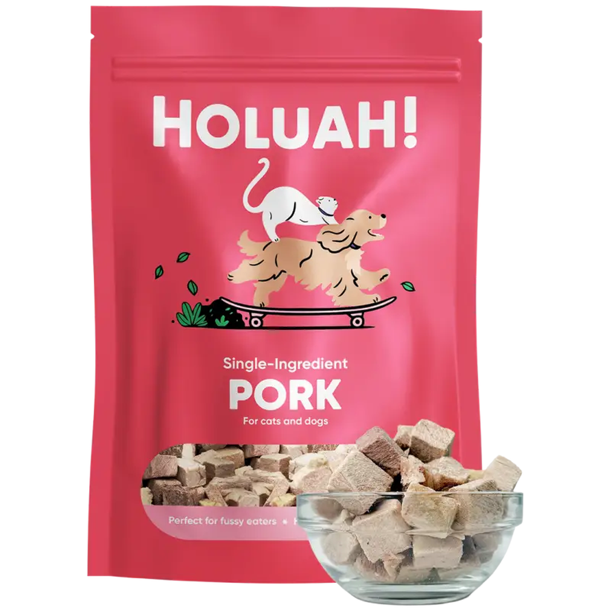[30% OFF] (New Launch) Holuah! - Freeze Dried Pork Cats & Dogs Treats