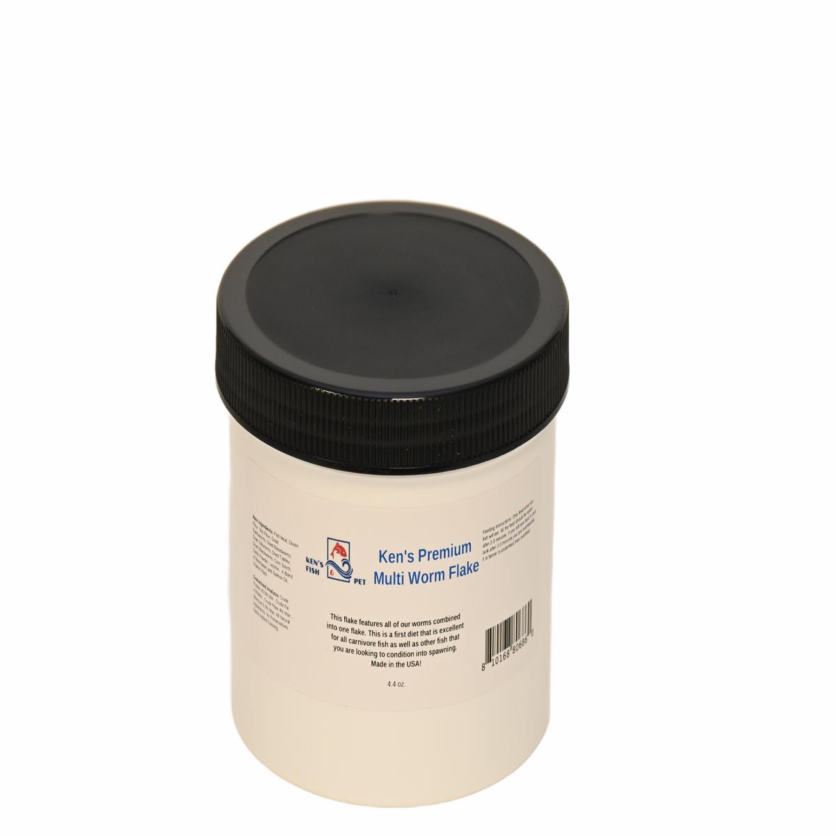 Ken's Premium Multi Worm Flake - 4.4 oz. Jar