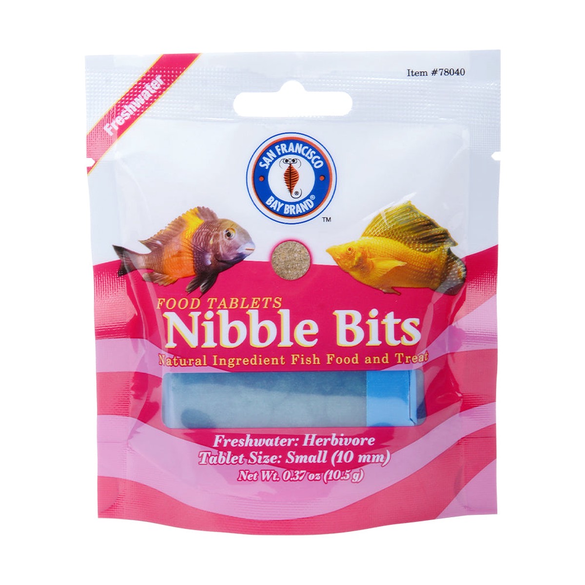 San Francisco Bay Brand Freshwater Herbivore Nibble Bits .37 oz. 10mm