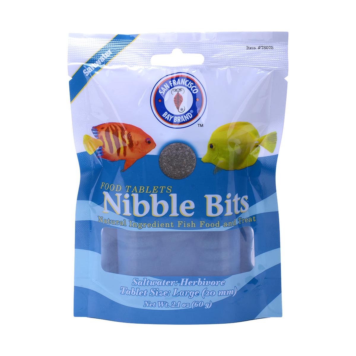 San Francisco Bay Brand Saltwater Herbivore Nibble Bits 2.1 oz. 20mm