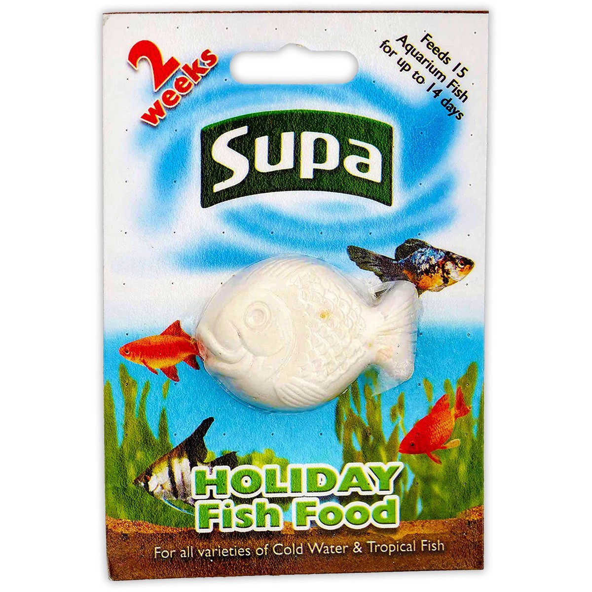 14-Day Fish Feeding Block - Supa Vacation Food