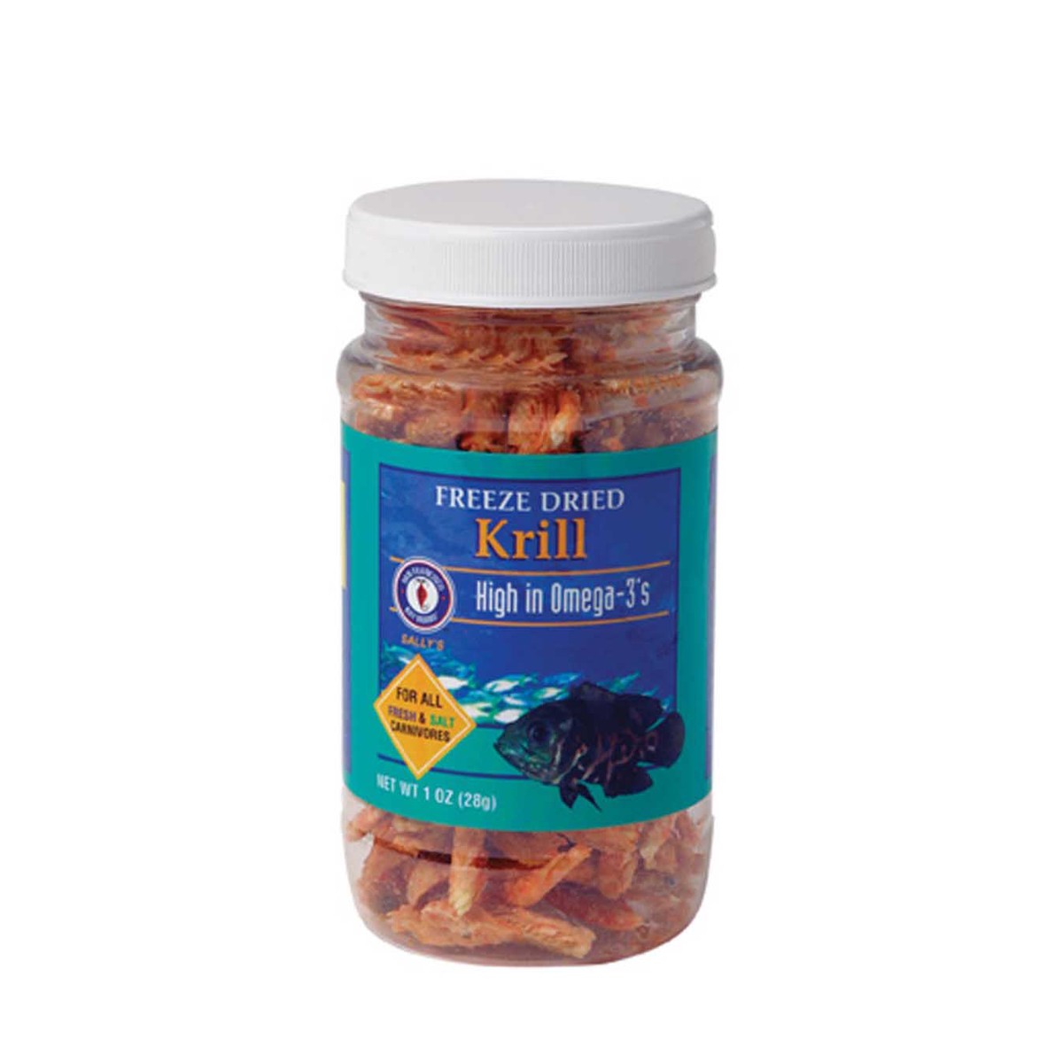 (EXPIRED 3/25) Freeze Dried Krill Fish Food (1 oz) - San Francisco Bay Brand