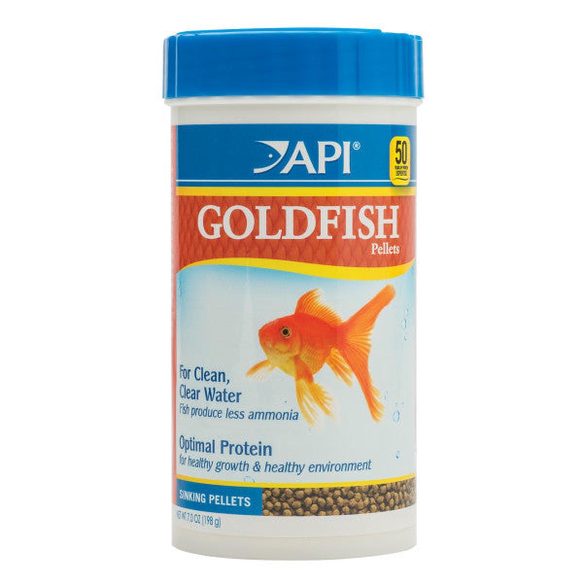 API Goldfish Sinking Pellets Fish Food - 7 oz.