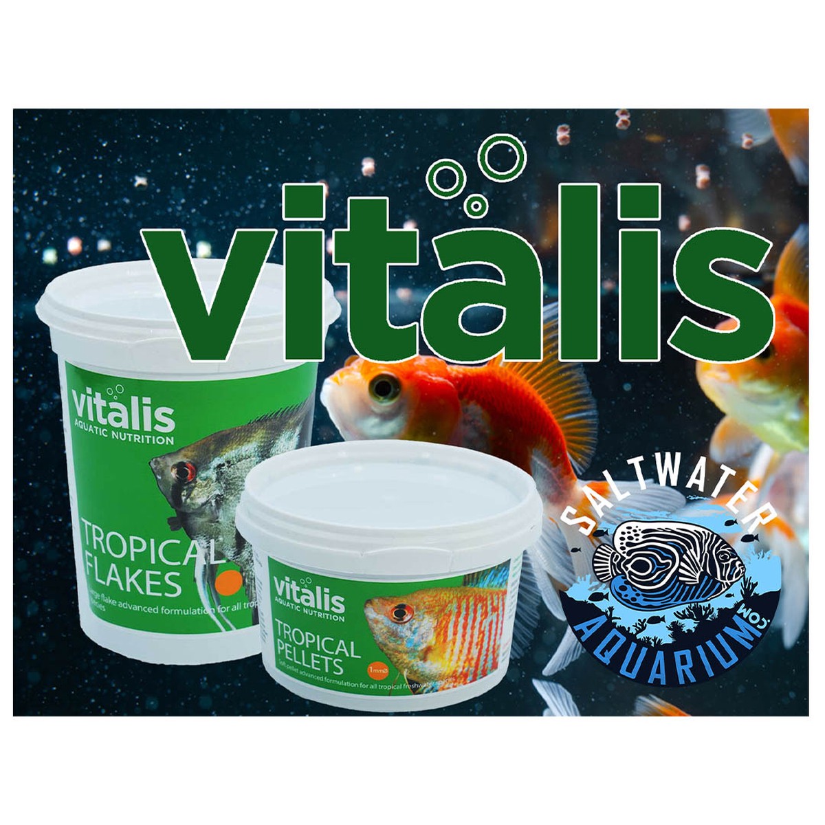 (SAMPLE) Freshwater Pellets and Flakes Fish Food - Vitalis