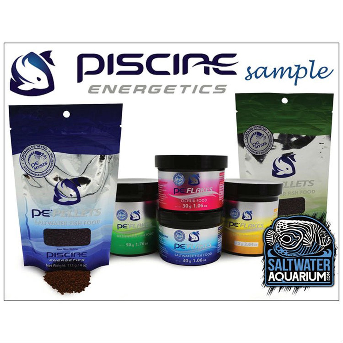 (SAMPLE) PE Mysis Pellets Saltwater - Piscine Energetics