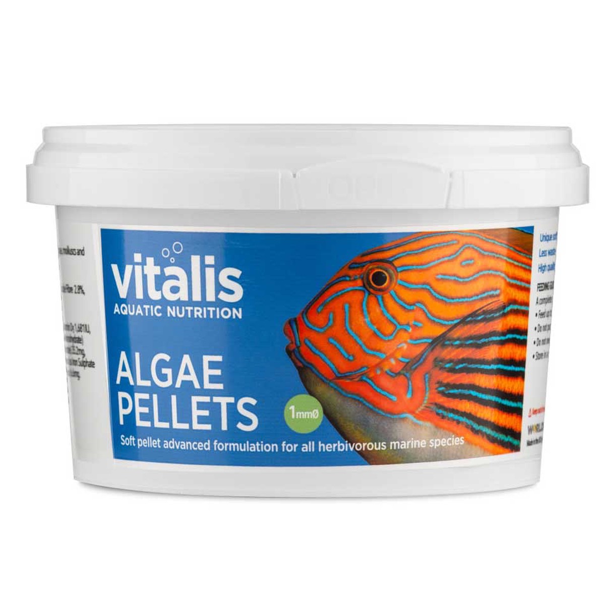 Algae Pellets (1mm, 140g) - Vitalis