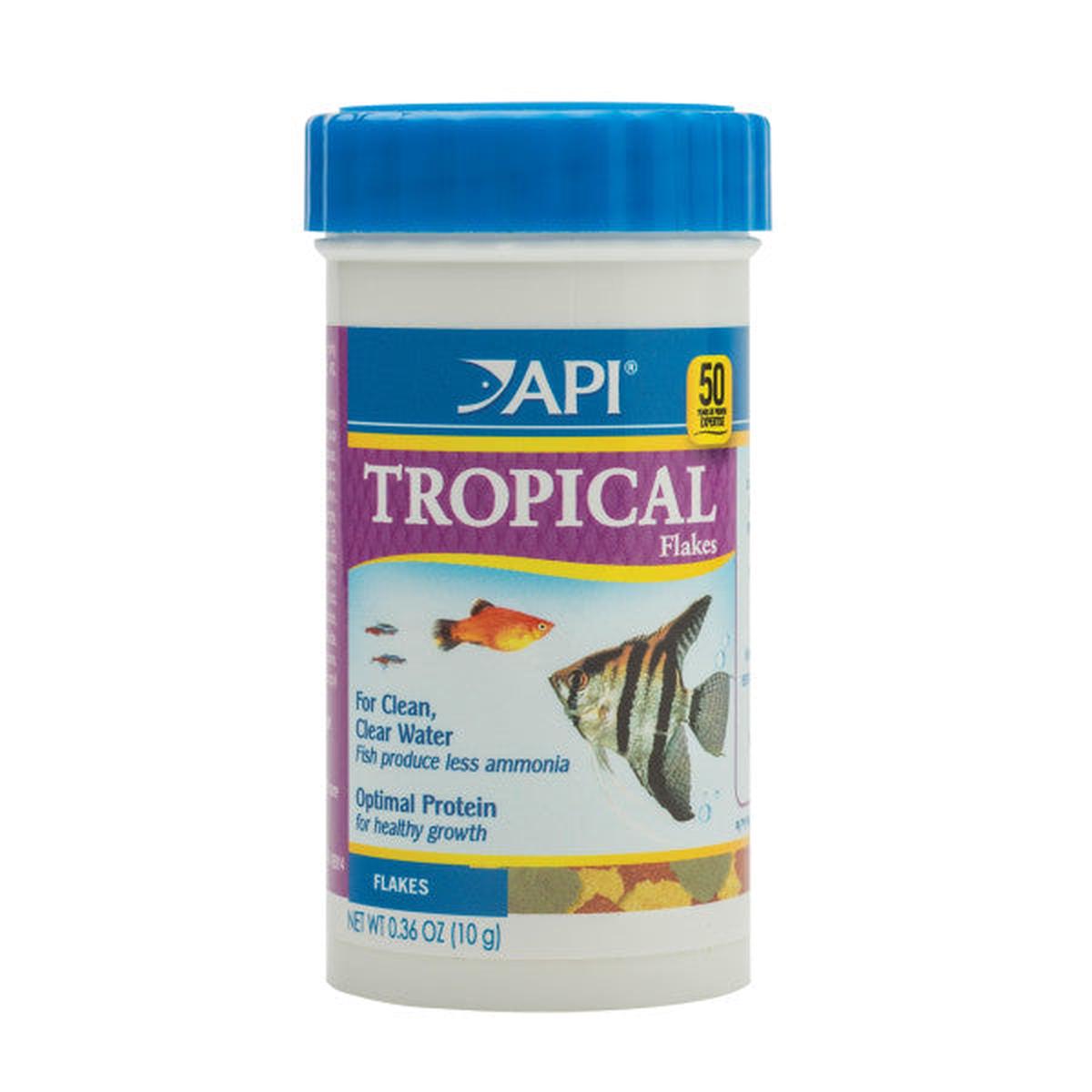 API Tropical Flakes Fish Food - .36 oz.
